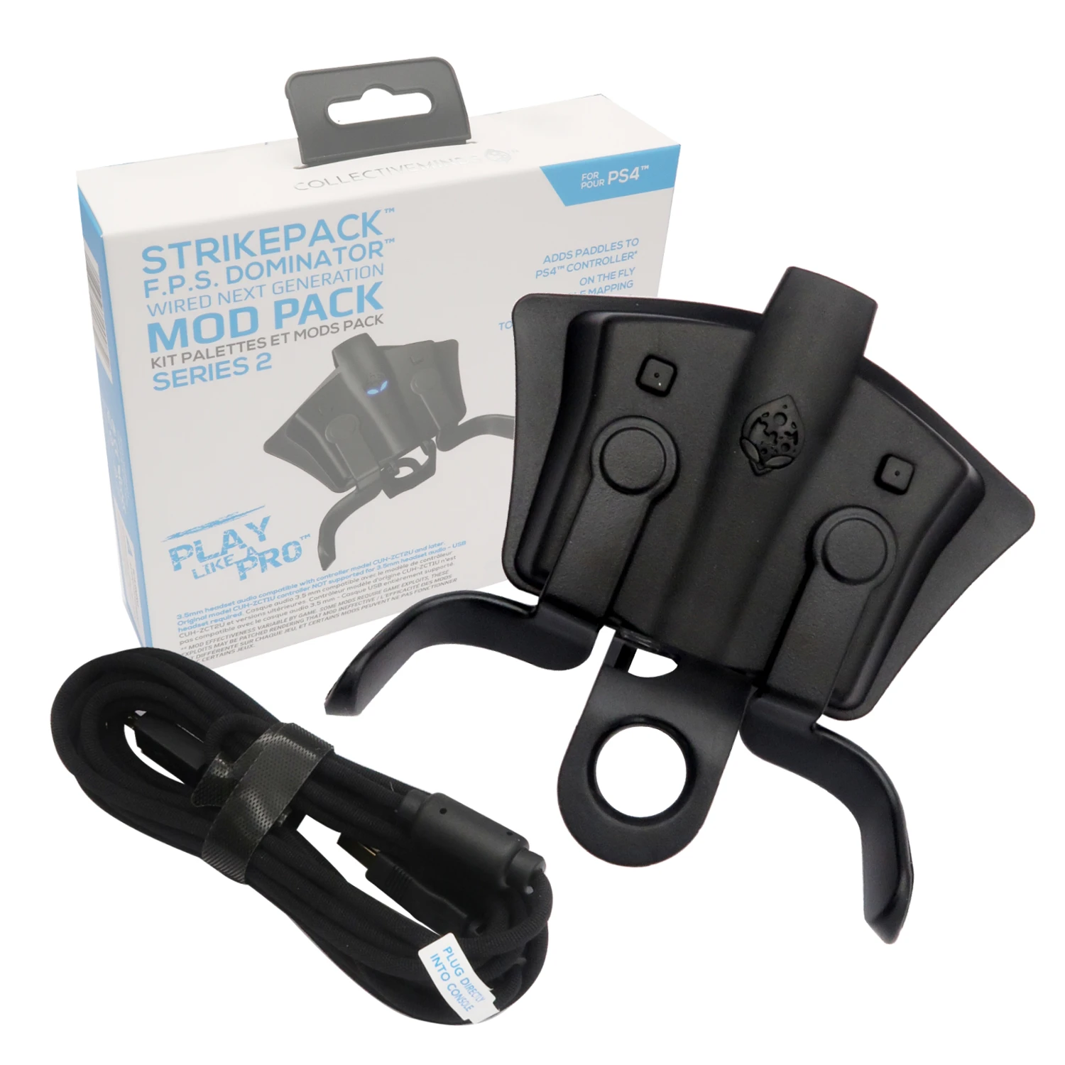 Коллективные умы Strike Pack Portable F.P.S. Прочный адаптер Dominator для контроллера PS4 Dualshock