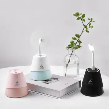 

Volcano Shaped Mini Air Humidifier Car Air Purifier Diffuser with USB Fan Light