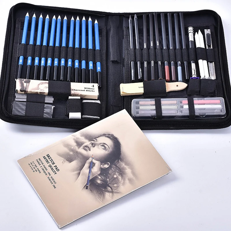 48 шт./компл. профессиональные карандаши для эскизов набор рисования с графитовым