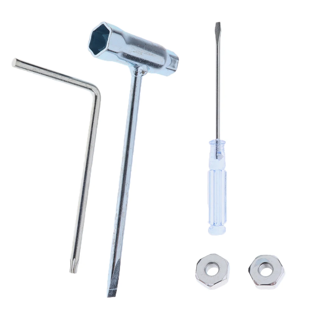 

5pcs Spark Plug Wrench Bar Nuts Carb Screwdriver for STIHL Chainsaw Tool Kit
