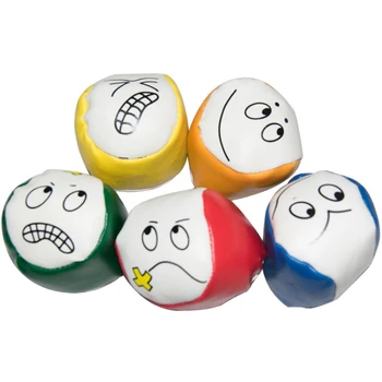 

10PCS Funny Expression Sandbags Soft Children's Play Sandbags Suitable for Children to Throw