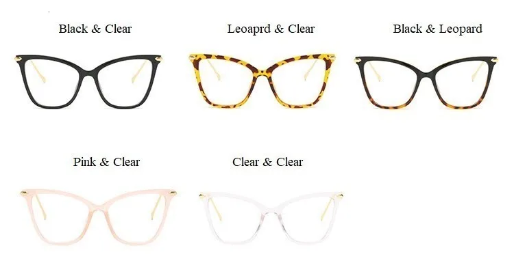 Прозрачная оправа, кошачий глаз, очки для женщин, Blakc, большие, сплав, оправа для очков, роскошный бренд, очки для женщин, прозрачные, большие тени