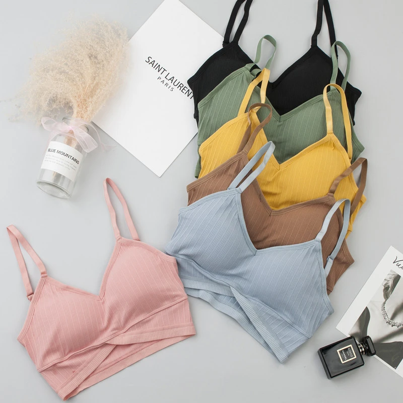 Simple cotton bralette Clearance