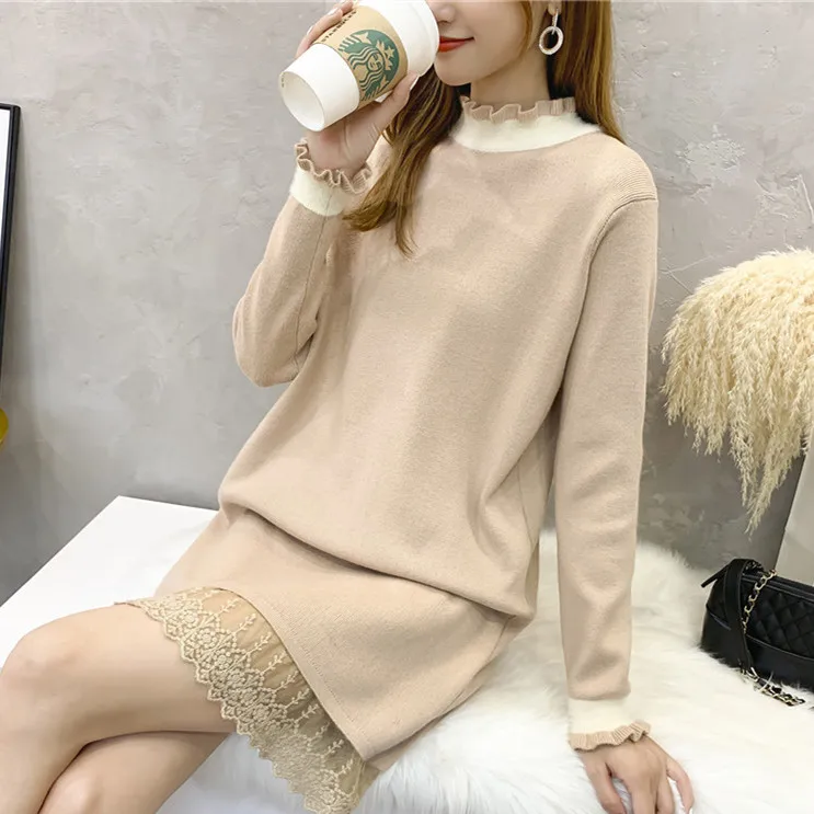 

11869 Actual photo of the new style knitted sweater in autumn of 2019 Korean edition tx50