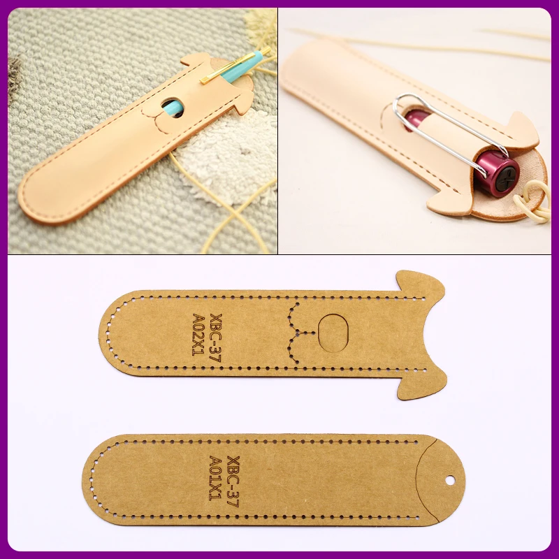 1 компл. Мультфильм собака ручка мешок DIY кожа крафт бумага Шаблон Рисунок
