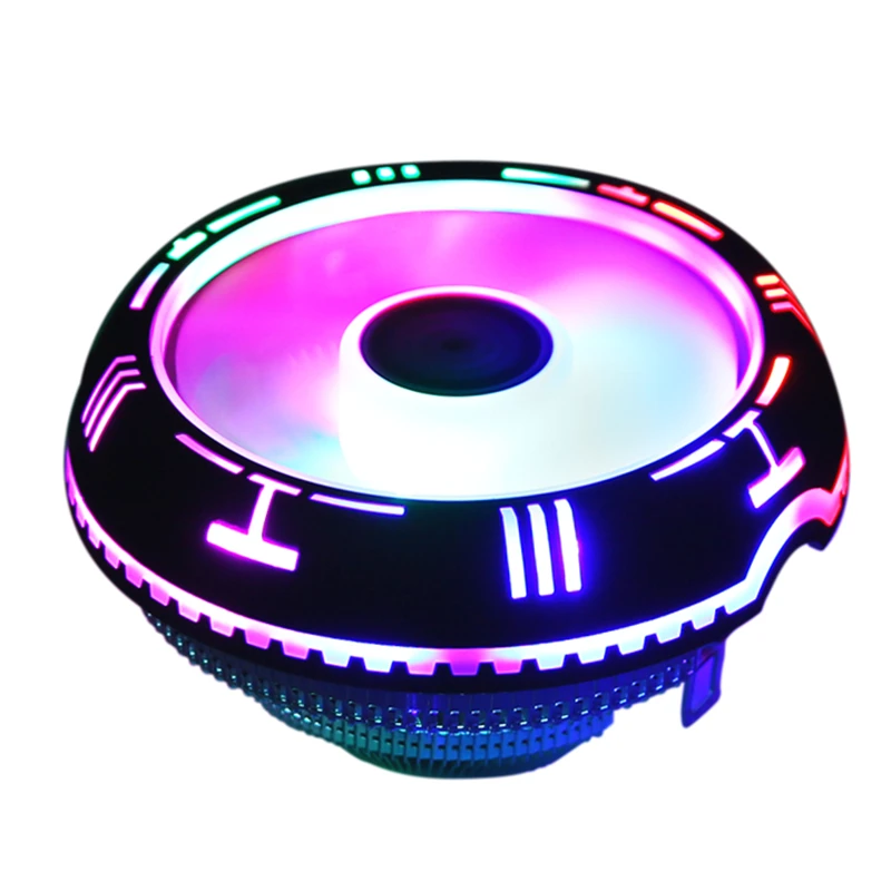 LED CPU 쿨러 공랭식 CPU 팬 PC 냉각 라디에이터 인텔 LGA 1700 1200 775 1150 1151 1155 1156 1366 X79 X99 2011 AMD AM4 