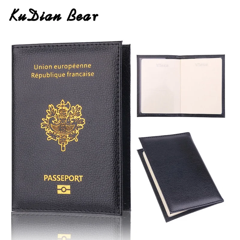 Обложка для паспорта KUDIAN BEAR BIH122 PM49 дорожный кошелек мужчин и женщин Европейский