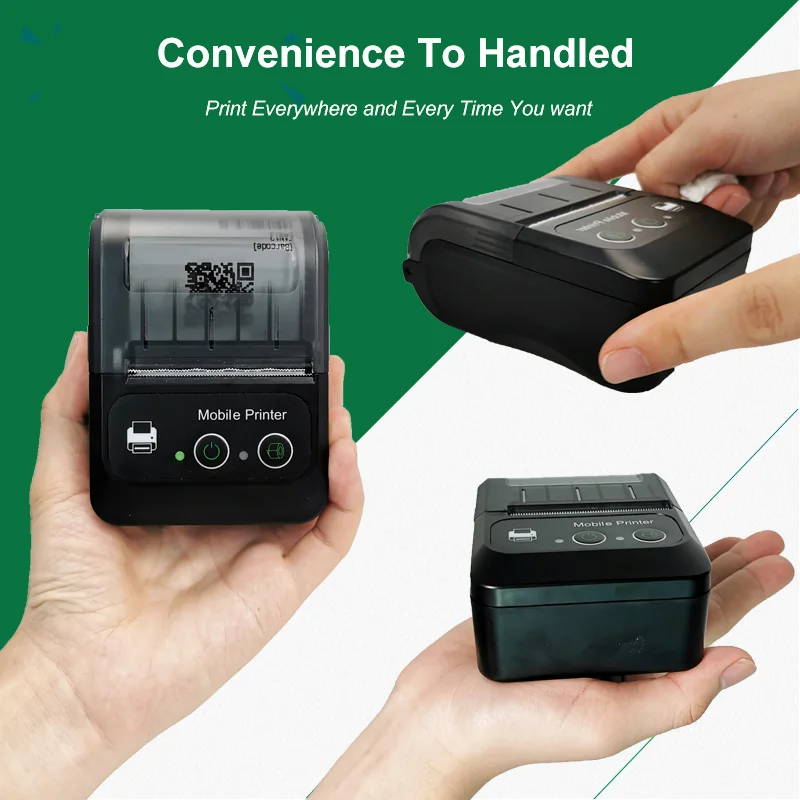 Thermal Receipt Printer Bluetooth 2 inch Portable Mini Printer 58MM Small  Pos Machine for mobile phone ipad android / ios - AliExpress