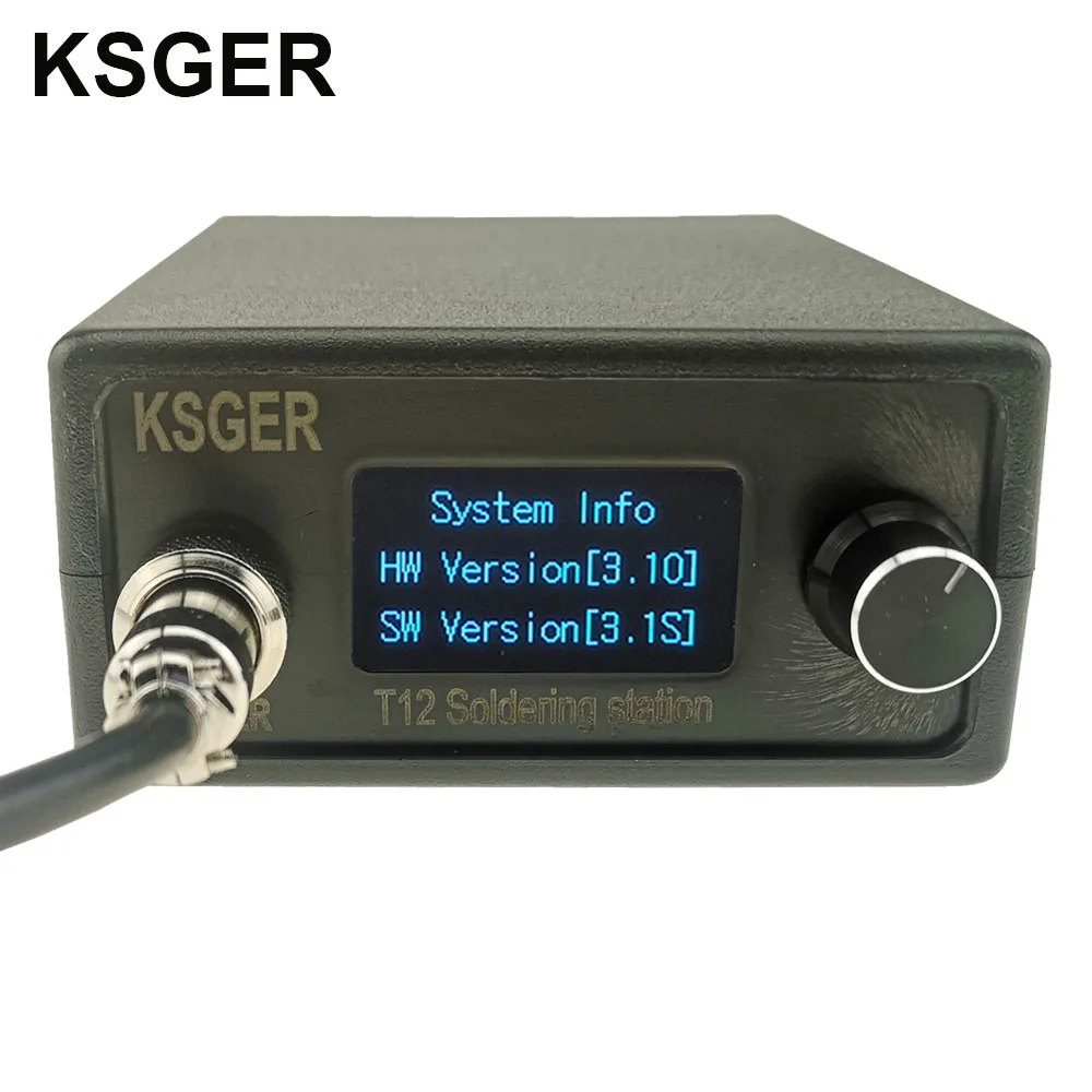 Паяльная станция KSGER STM32 V3.1S T12 инструменты сделай сам с OLED экраном наконечники