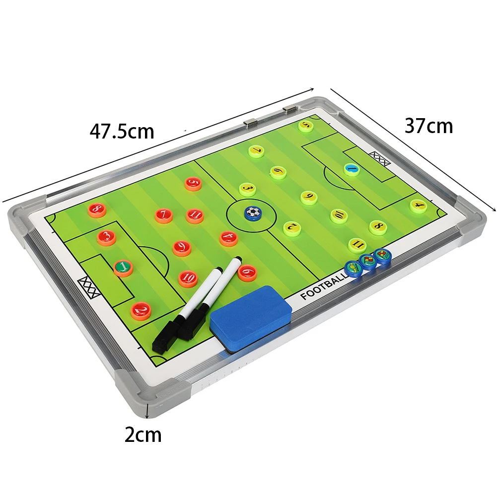 Магнитное руководство Спорт портативный футбол учебный Маркер Инструмент пластина из алюминиевого сплава учебная доска Assisitant оборудование коучинг