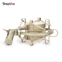 Подвесной паук микрофон противоударный стенд микрофон Шок крепление Клип держатель звук Запись металлический кронштейн для SENNHEISER MK4 MK8