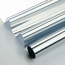 30 см x 4 м многоцветная теплоизоляционная стеклянная пленка самоклеящаяся односторонняя перспективная Серебристая Отражающая пленка с эффектом защиты от УФ-излучения