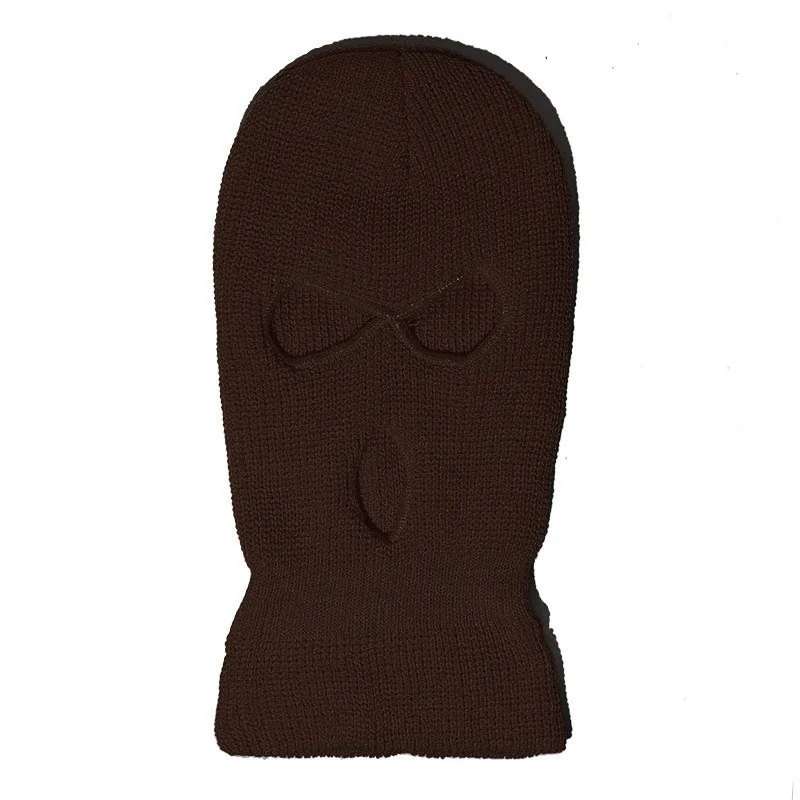 Custom Logo Balaclava Customize Text Men's Winter Hat Face Mask Neck Warmer Beanies Motorcycle Male Stocking Cap 