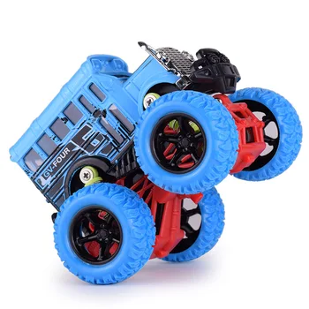 

Mingyuan Big Bike Antique School Bus Four-wheel Drive Off-road Alloy Car Model Children Toy Car Children Pull Back Toy