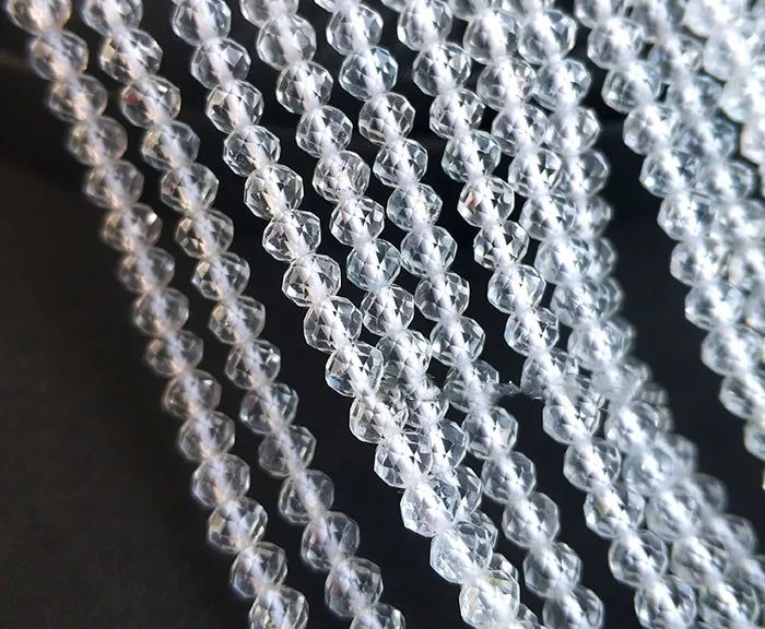 

Белый Топаз Круглой Формы, граненый, 2,8 мм, AAA, 32 см, для изготовления ювелирных изделий своими руками, оптом