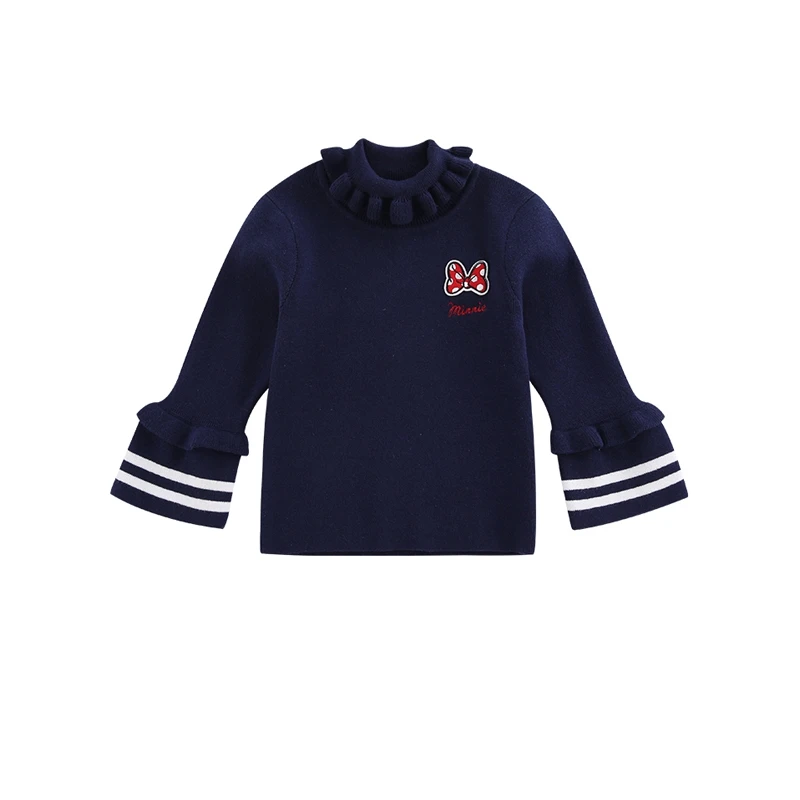 Original Disney Children's Sweater Girls' Winter Baby Bottom 1-4 Years Old Cute Mickey Wear |