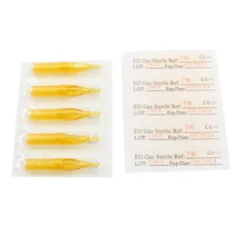 100 шт 3RT/5RT/7RT/9RT/11RT татуировки Советы профессиональные разные типы одноразовые татуировки стерильные наконечники сопла пластиковые