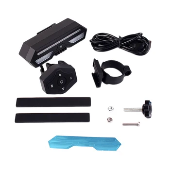

Rechargeable Bike Tail Light Remote Control IPX4 Waterproof Safety Warning Light