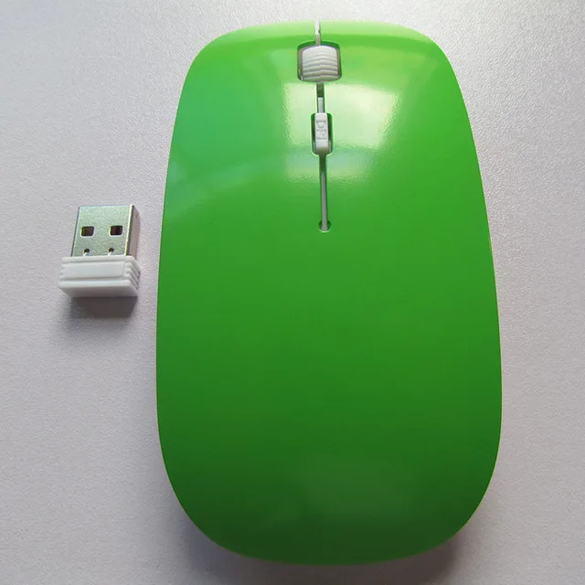 USB Беспроводная мышь 1600 dpi Бесшумная компьютерная мышь 2,4 ГГц эргономичные мыши для ноутбука ПК мышь - Цвет: Sound Green