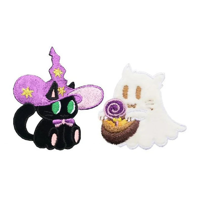 Halloween Portable Fashion Mini Plush Embroidered Hand Account Chic Decoration