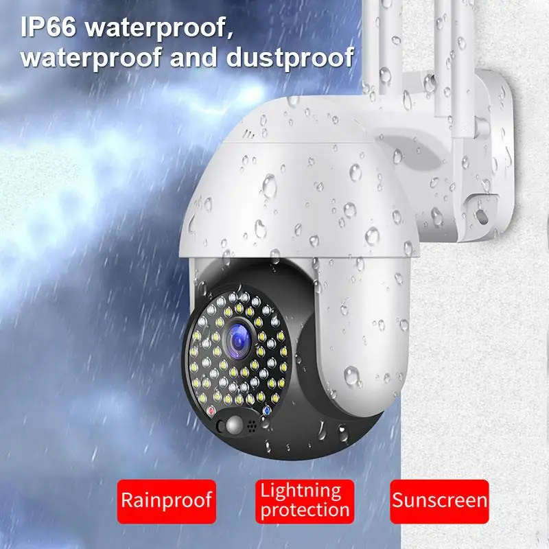 

2MP HD Wifi PTZ IP Camera Wireless 1080P Auto Outdoor Waterproof Surveillance Smart Camera Home Night Vision IR Security Camera