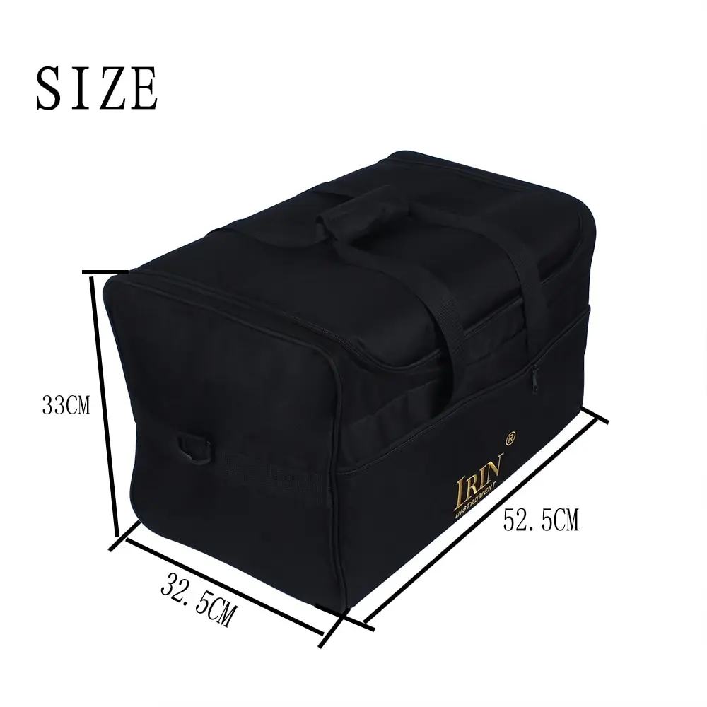 Ammoon Стандартный Cajon коробка барабанная сумка 600D ткань 5 мм хлопок обивка с ручкой для переноски плечевой ремень в Лидер продаж