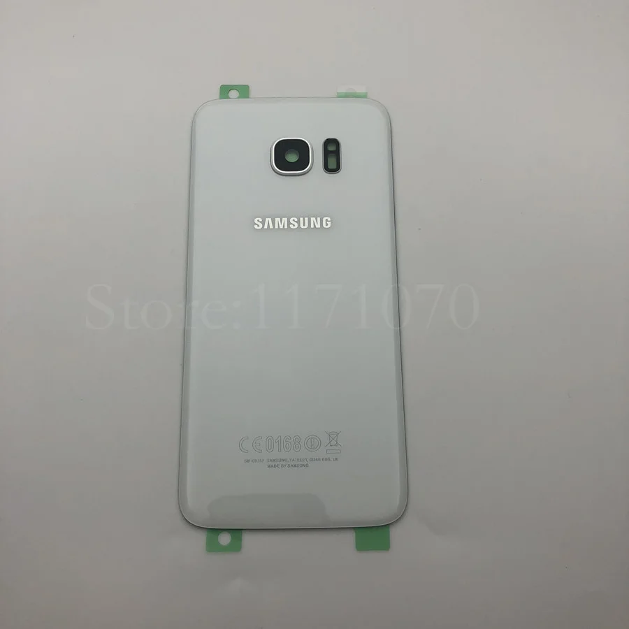 S7 батарея задняя крышка стекло для samsung Galaxy S7 G930 G930F SM-G930F S7 Edge G935F G935 Задняя крышка батареи стеклянный корпус