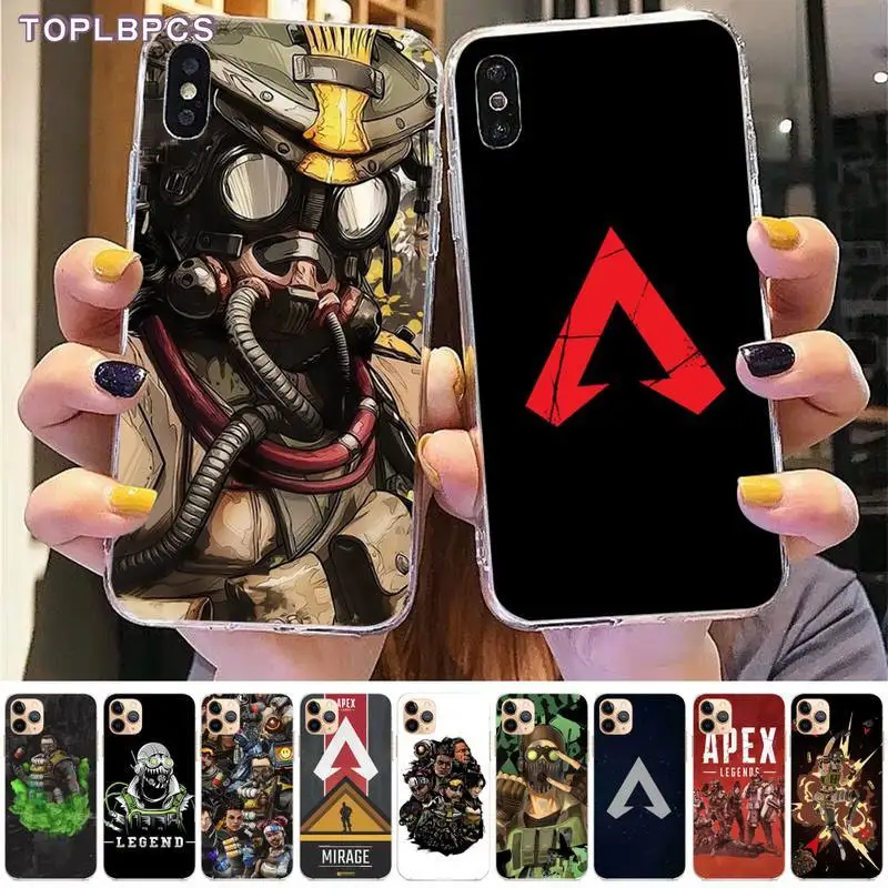 TOPLBPCS Горячая Новинка игры Apex Legends роскошный смарт чехол для телефона iPhone 8 7 6 6S Plus X
