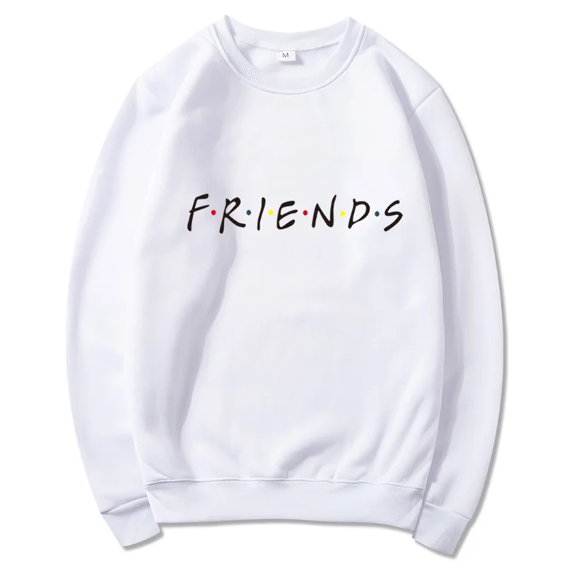 Новинка 2021 модная Женская толстовка с длинным рукавом и надписью FRIENDS свитшот