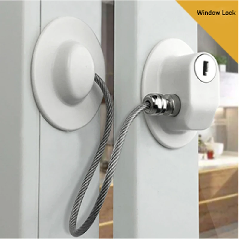 

1 Pc Child Protection Refrigerator Lock Window Stop Baby Safety Child Lock Infant Security Window Stopper Without Punching