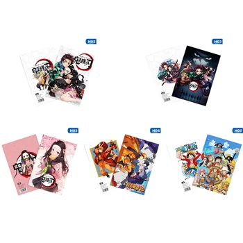 

Anime Demon Slayer Naruto Notebook Student Memorial Gift Diary Birthday Gift Notepad School Office Supplies