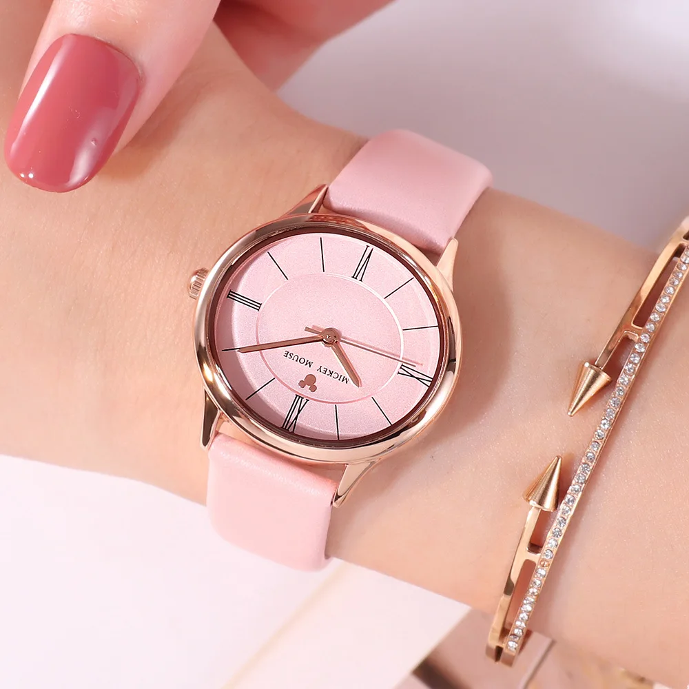 

Disney Watch Trend of Fashion Simple Dial Modeling WOMEN'S Watch Oval Versatile Fashion Watch 269
