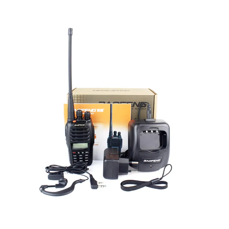 UV-B5 для Двухдиапазонная Baofeng двухстороннее радио 136-174 MHz и 400-470 MHz Walkie Talkie с наушником