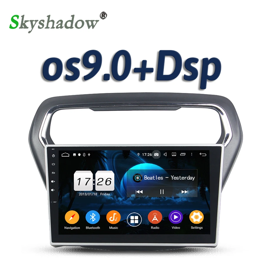 DSP 10,1 для Ford ESCORT Android 9,0 2G ram 16GB 4 core автомобильный dvd-плеер gps карта RDS радио wifi Bluetooth 4,2 Камера OBD