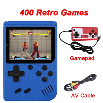 

Portable Video Game Console Retro 400 Games in 1 AV Out Two Player Gamepads Gameplayer For Children Gifts