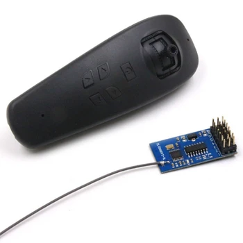 

Remote Control 2.4G Handle Emitter Receiver Single Motor Rudder Turning / Double Motor Differential Turning for RC Ship