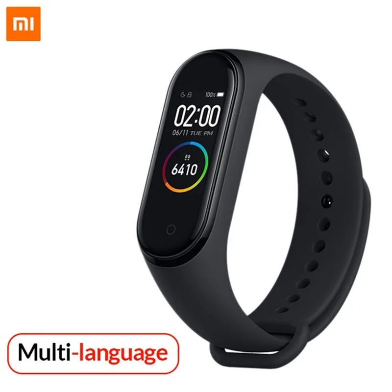 

New original xiaomi Mi band 4 smart AI heart rate fitness tracker 50M waterproof touch color screen Bluetooth 5.0 Wristband