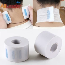 Alileader 1 рулон Профессиональный эластичный одноразовый рулон бумаги для шеи Парикмахерская роликовая бумага для стрижки волос