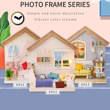 Кукольный дом DIY Миниатюрный с деревянной мебели сборный Кукольный домик комплект с музыкальной коробкой кукольные домашние игрушки для взрослых Рождественский подарок