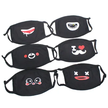 

Cute Cartoon Face Mask Funny Teeth Pattern Unisex Anti Dust Winter Warm Mouth Mask Multi Style Hot Sale