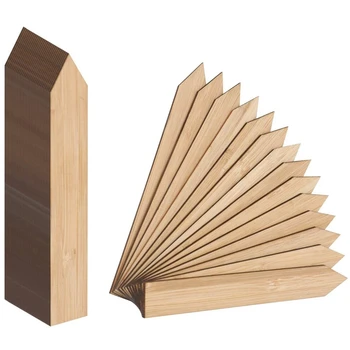 

60 Packs of 6X0.8 Inch Plant Label Bamboo Garden Label Nursery Label for Flowers, Vegetables, Seedlings, Seeds