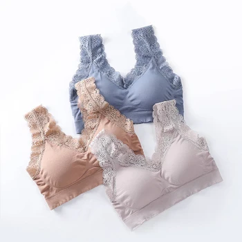 

New Casual Ladies Underwear Bras Women Simple Fitness No-Steel Ring Bra Underwear Women Daily Bras Sostenes De Mujer