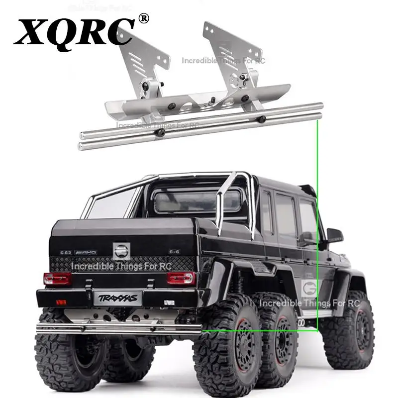 XQRC металлический задний бампер защитная броня для 1/10 RC Crawler Car traxxas trx-4 G500 trx-6 g63