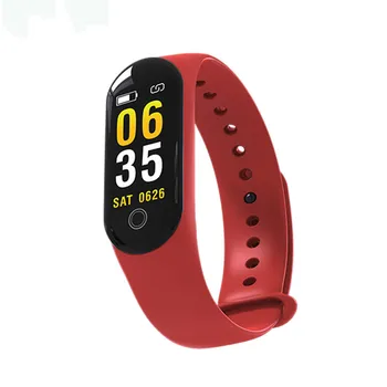 

Smart watch men's and women's bracelet blood pressure heart rate monitoring touch color screen Bluetooth bracelet Android, iOS