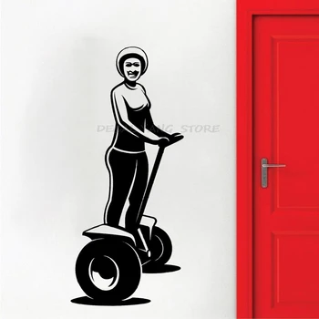 

Bicycle Scooter Wall Decal Vehicle Segways Vinyl Home Interior Wall Stickers for Baby Room Boy Large Decoration On The Wall 1556