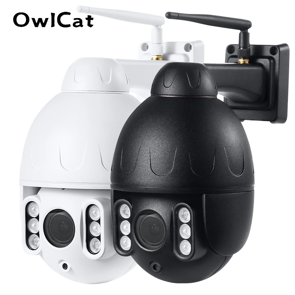 Outdoor Rotary 5x Optical Zoom Wi-Fi Metal Video IP Camera Dome PTZ CCTV With Two Way Audio Talk SD Card Memory Motion Phone APP image_0