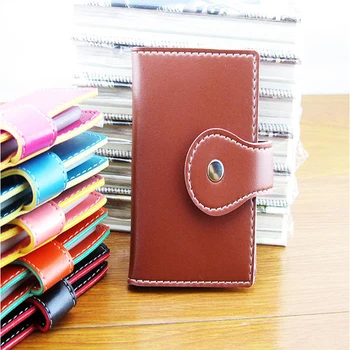 

New Candy Color Card Package Double Buckle Cover Bags Business Card Holder Creative Bank Card Sets Card Holder Bags