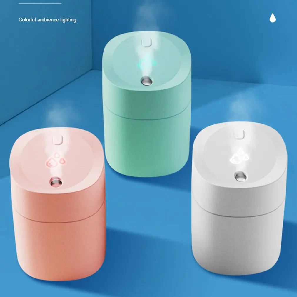 

Aroma Diffuser Small Home Car Air Moisturizer Mini Humidifier USB Atomizer Purify The Air Colorful Lights