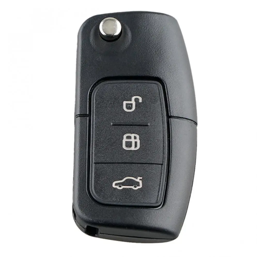 433Mhz 3 Buttons Remote Car key with 4D63 80Bit Chip and FO21 Blade Fit for Ford Monde