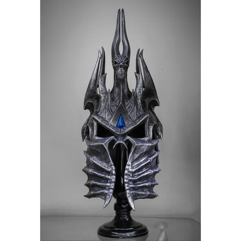 Модель вентиляторов из стекла стали HCMY Lich King шлем 1:1 для коллекции